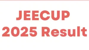 JEECUP 2025 Result