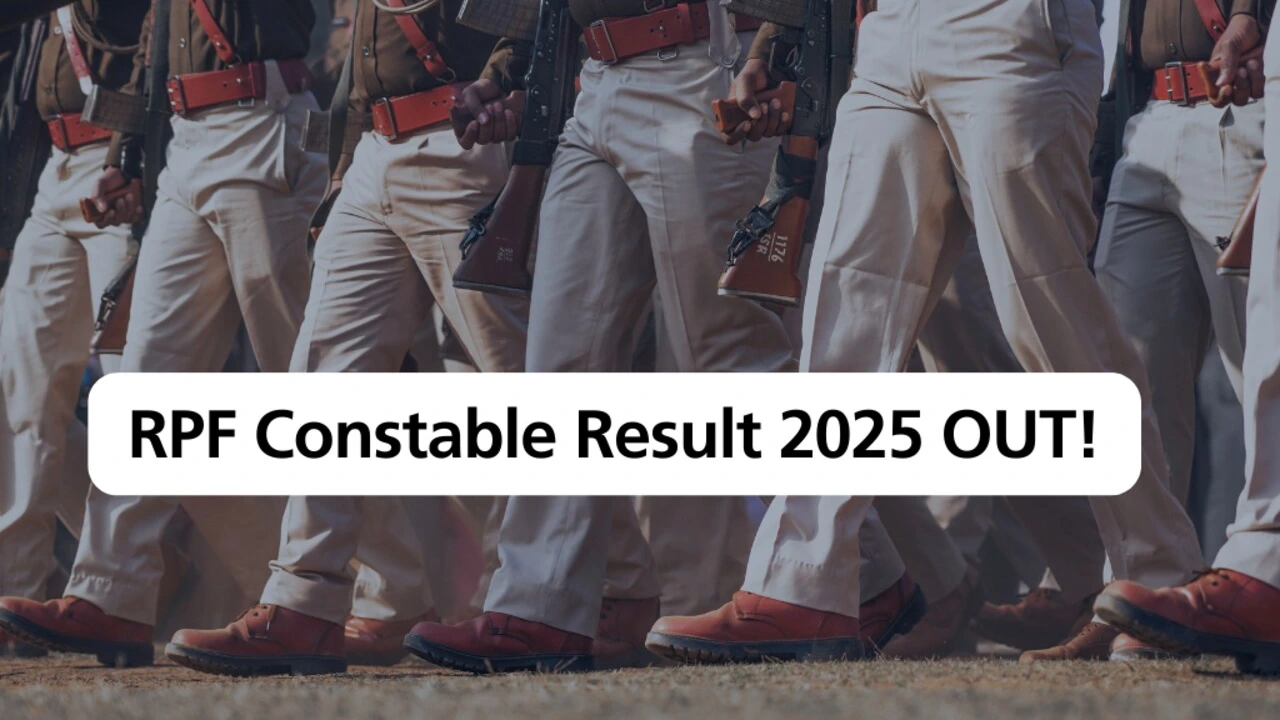 RPF Constable Result 2025