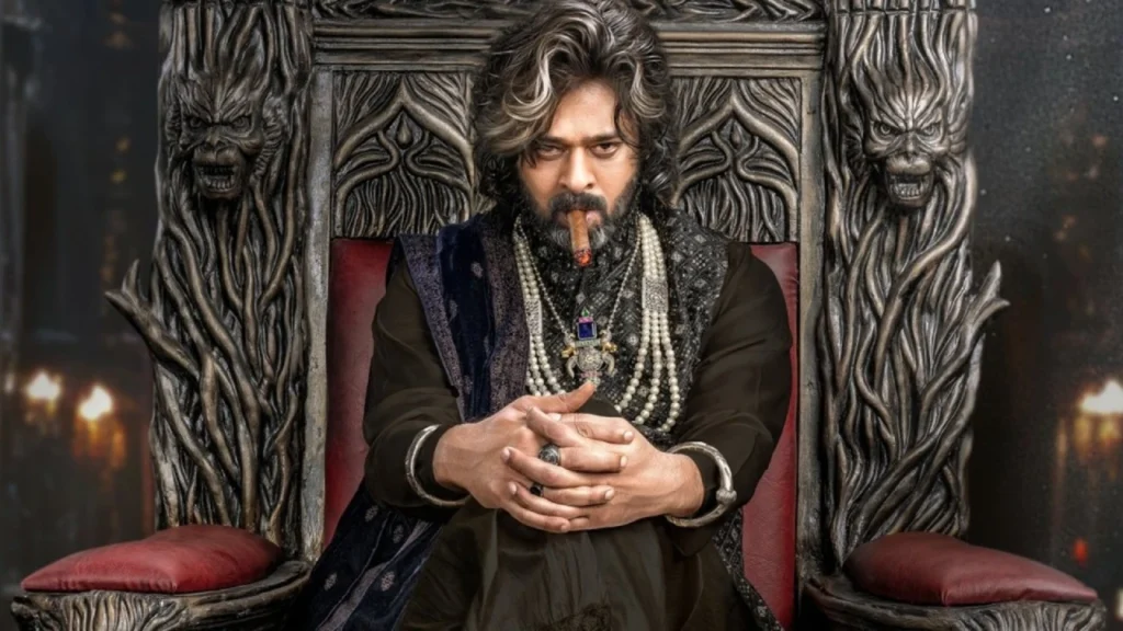 Raja Saab Teaser Release Date: साउथ सुपरस्टार प्रभास की अगली धमाकेदार फिल्म का टीज़र कब आ रहा है? 1 Raja Saab Prabhas look
